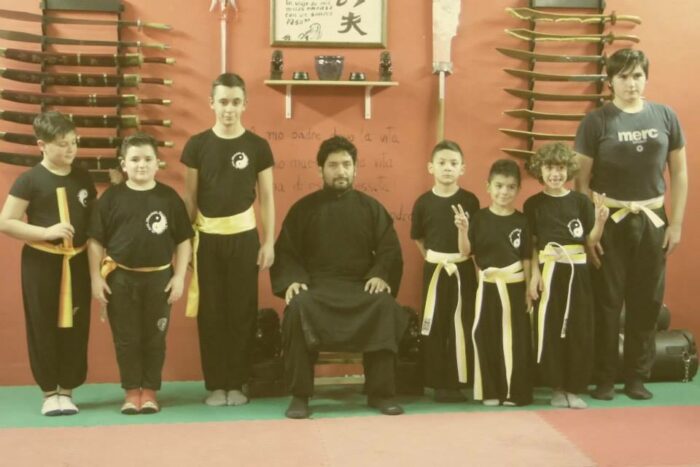 Foto di gruppo Corso Kungfu Bambini - Ragazzi